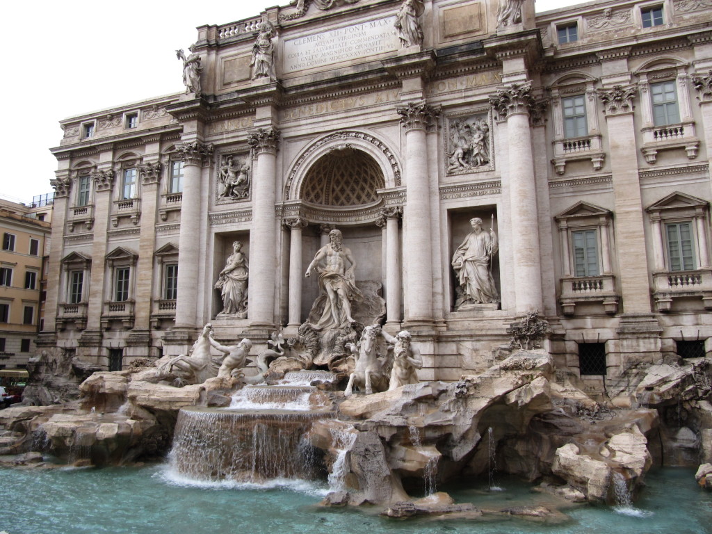 Najsłynniejsza fontanna Włoch - di Trevi